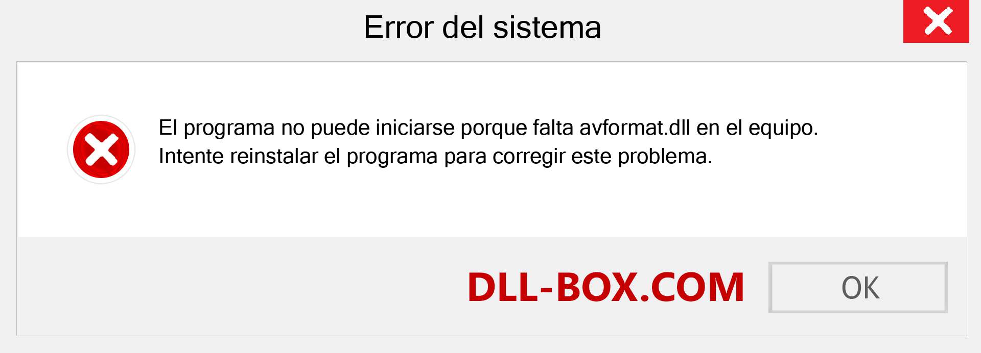 ¿Falta el archivo avformat.dll ?. Descargar para Windows 7, 8, 10 - Corregir avformat dll Missing Error en Windows, fotos, imágenes